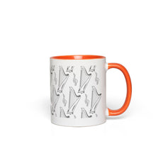 Load image into Gallery viewer, Pedal Harp Pattern Accent Mugs