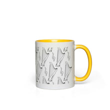 Load image into Gallery viewer, Pedal Harp Pattern Accent Mugs