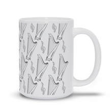 Load image into Gallery viewer, Pedal Harp Pattern Mug