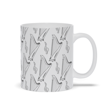 Load image into Gallery viewer, Pedal Harp Pattern Mug