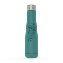 Load image into Gallery viewer, I Heart Lever Harp Water Bottle