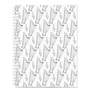 Pedal Harp Pattern Notebook