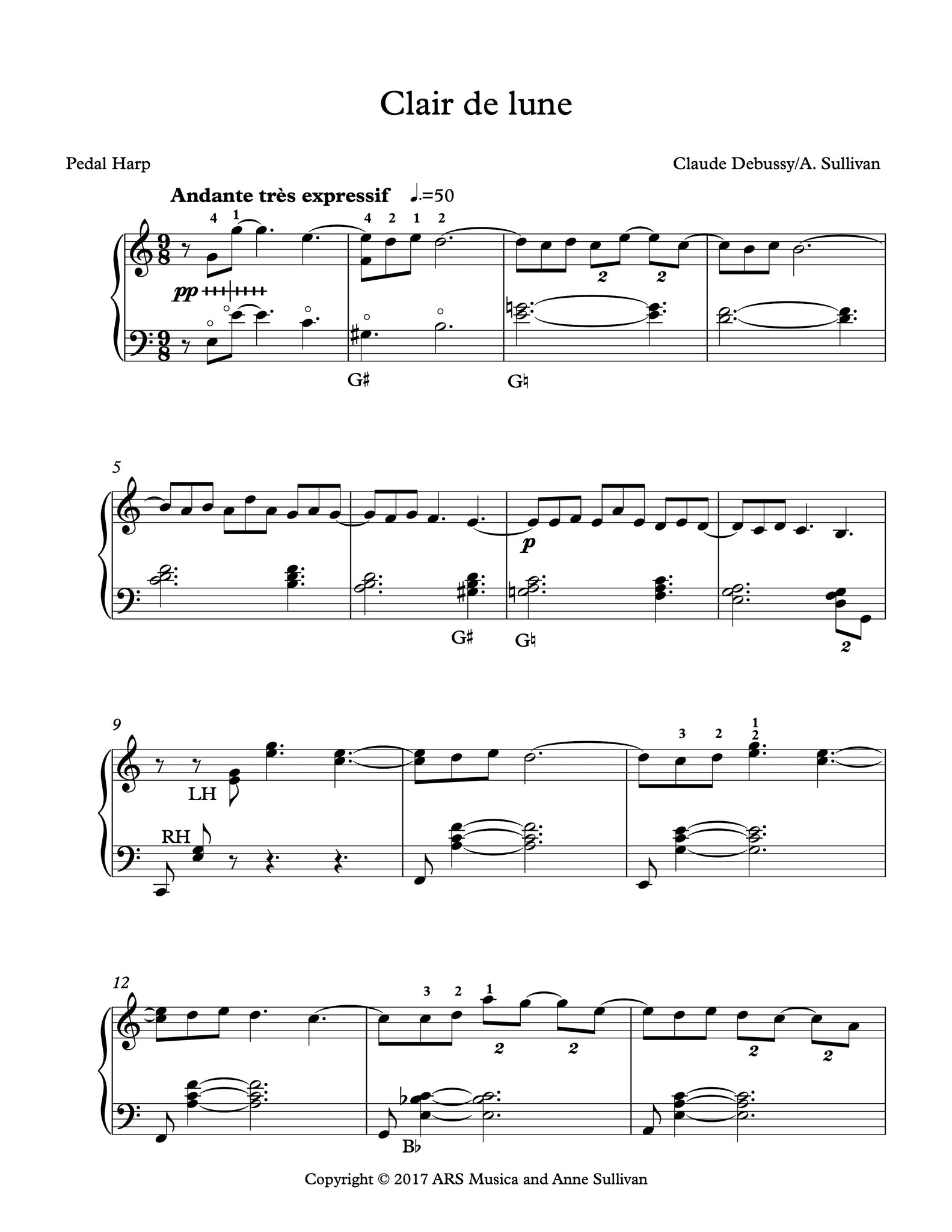 clair de lune pedal Clair de Lune