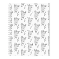 Lever Harp Pattern Notebook