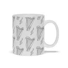 Load image into Gallery viewer, Lever Harp Pattern Mug
