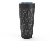 Load image into Gallery viewer, Pedal Harp Pattern Travel Mug
