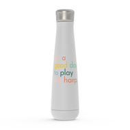 It's a Good Day to Play the Harp Water Bottle