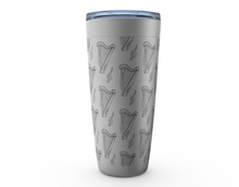 Load image into Gallery viewer, Lever Harp Pattern Travel Mug
