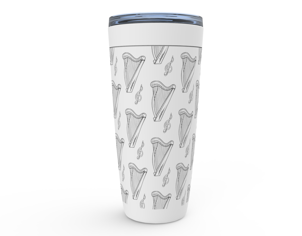 Lever Harp Pattern Travel Mug