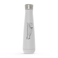 I Heart Pedal Harp Water Bottle