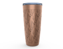 Load image into Gallery viewer, Pedal Harp Pattern Travel Mug
